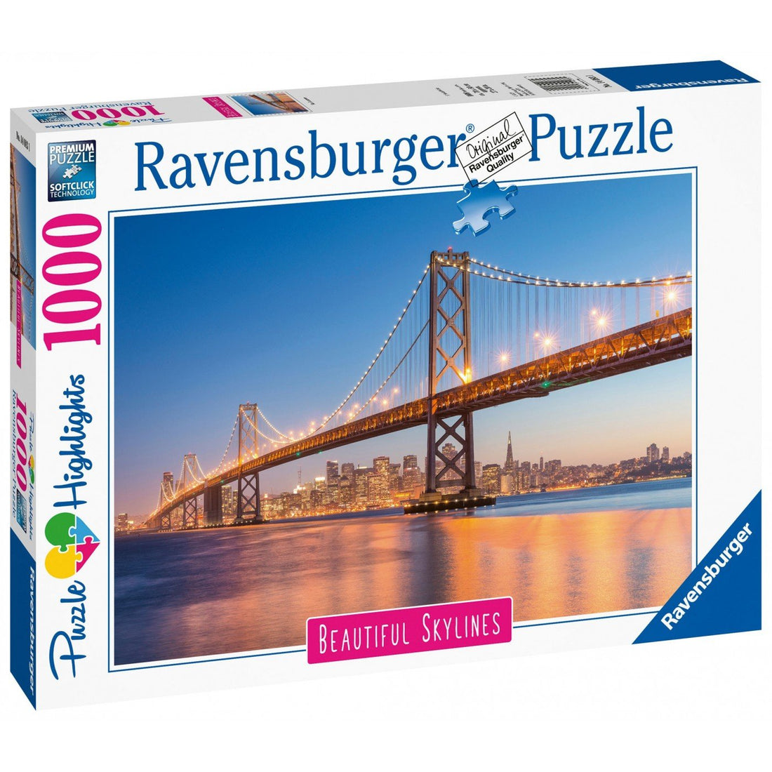 Ravensburger (14083) Skylines - Golden Gate Bridge 1000Pc Jigsaw Puzzle - 4005556140831 - CrystalLotus.eu