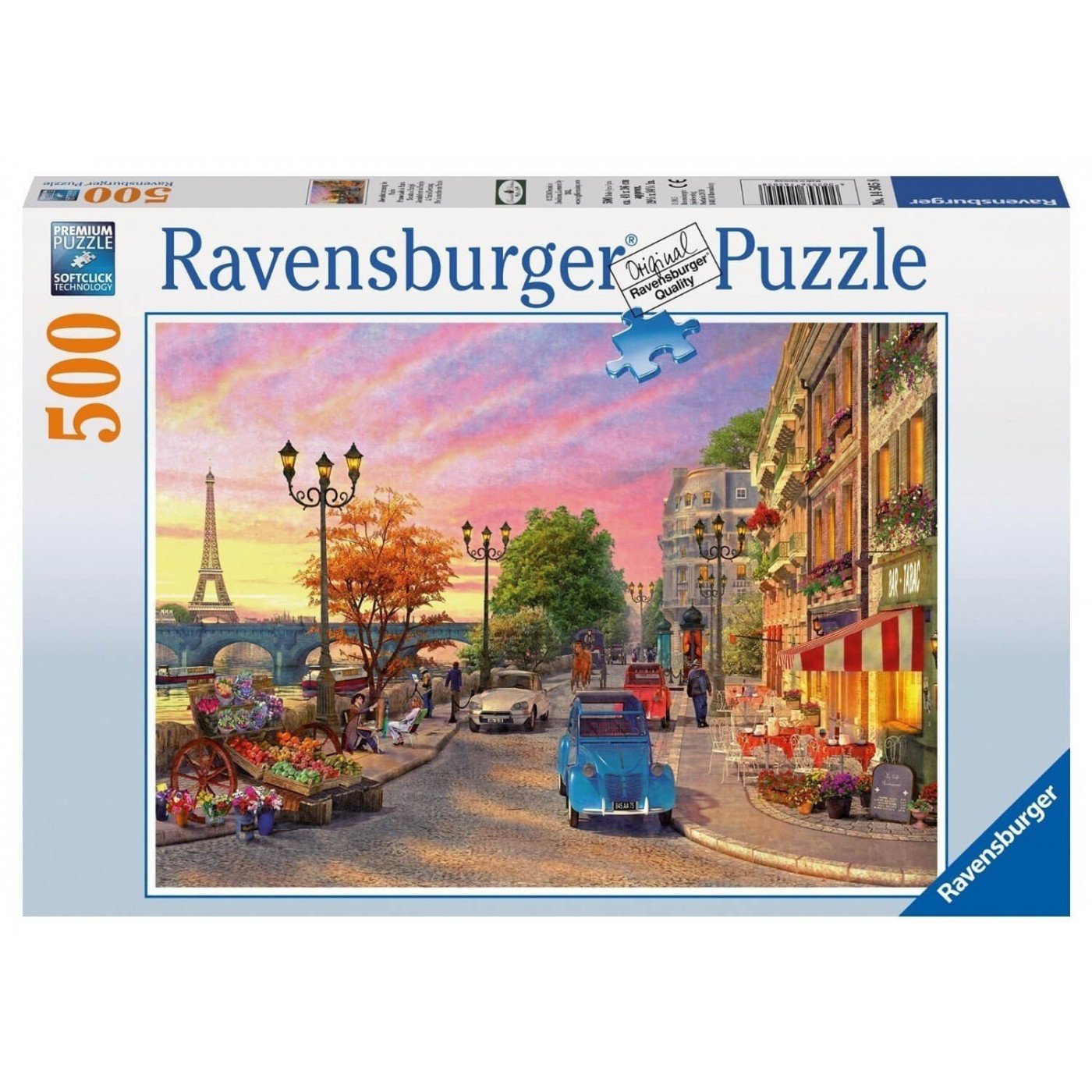 Ravensburger (14505) A Paris Evening Puzzle 500 pieces - 4005556145058 - CrystalLotus.eu