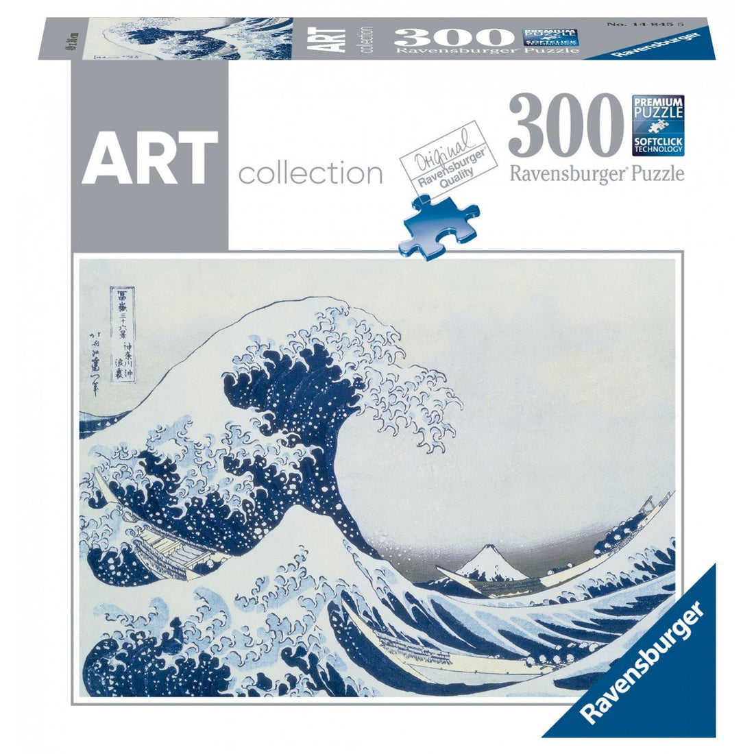 Ravensburger (14845) 300 Pcs Puzzle Art Collection The Great Wave Of Kanagawa - 4005556148455 - CrystalLotus.eu