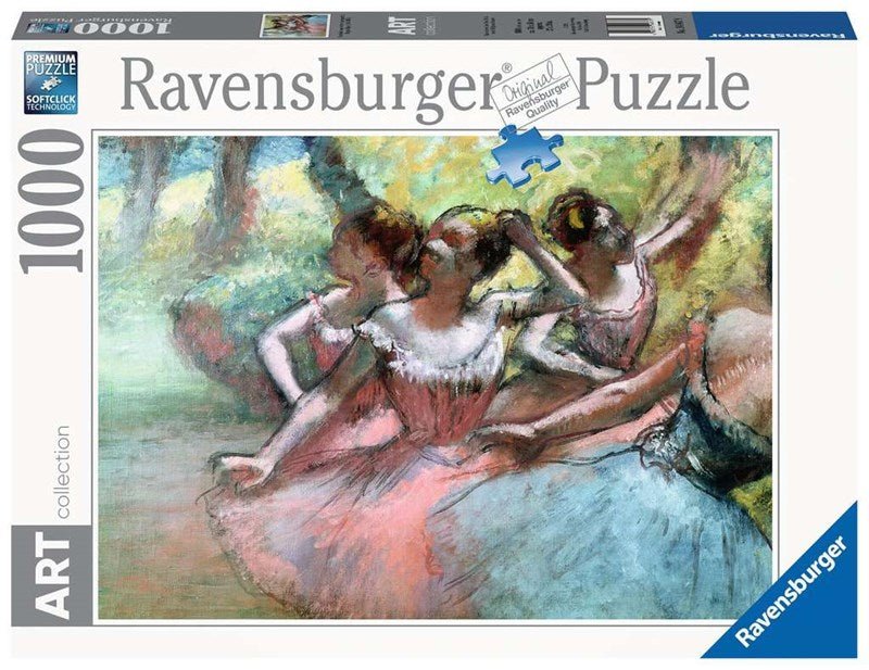 Ravensburger (14847) Edgar Degas: &quot;Four ballerinas on the stage&quot; - 1000 pieces puzzle - 4005556148479 - CrystalLotus.eu