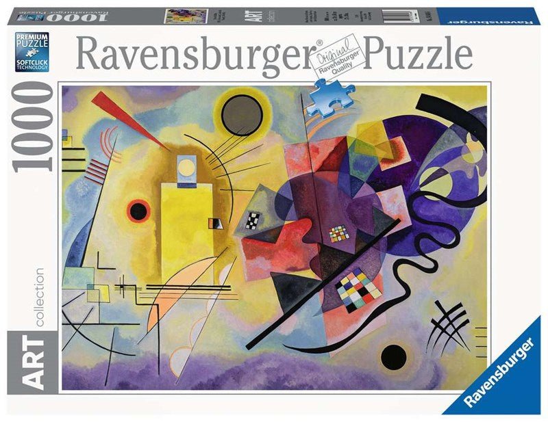 Ravensburger (14848) Vassily Kandinsky: &quot;Yellow, Red, Blue&quot; - 1000 pieces puzzle - 4005556148486 - CrystalLotus.eu