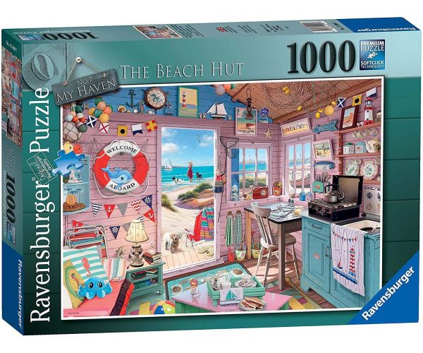 Ravensburger (15000) My Haven No 7. The Beach Hut 1000 piece Jigsaw Puzzle - 4005556150007 - CrystalLotus.eu