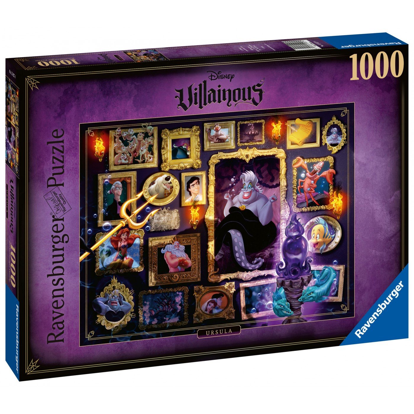 Ravensburger (15027) Disney Villainous Ursula, 1000Pc Jigsaw Puzzle - 4005556150274 - CrystalLotus.eu