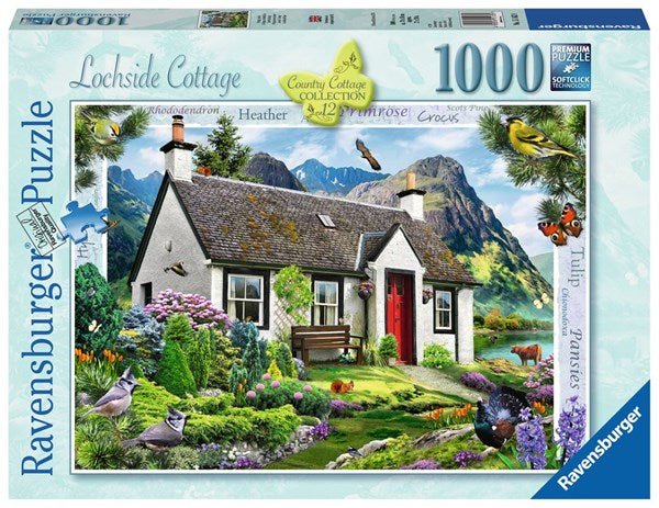 Ravensburger (15163) Country Cottage Collection No.12 - Lochside Cottage, 1000 piece Jigaw Puzzle - 4005556151639 - CrystalLotus.eu