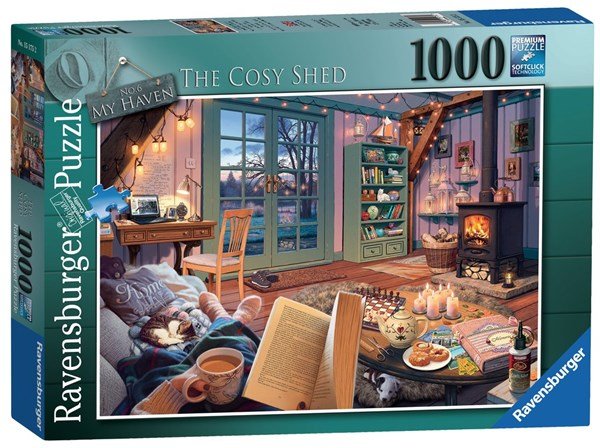 Ravensburger (15175) My Haven No 6. The Cosy Shed 1000 piece Jigsaw Puzzle - 4005556151752 - CrystalLotus.eu