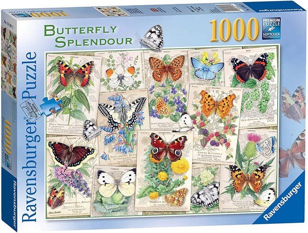 Ravensburger (15261) Butterfly Splendours 1000 piece Jigsaw Puzzle - 4005556152612 - CrystalLotus.eu