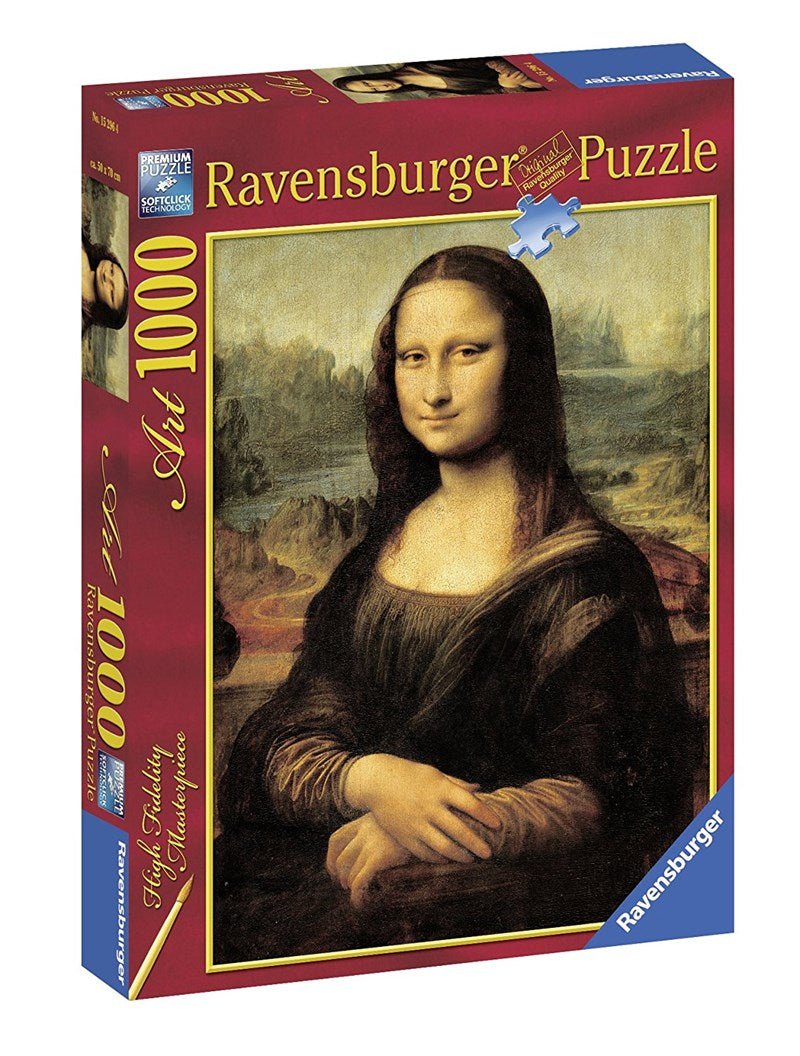 Ravensburger (15296) Leonardo Da Vinci: &quot;Mona Lisa, La Gioconda&quot; - 1000 pieces puzzle - 4005556152964 - CrystalLotus.eu