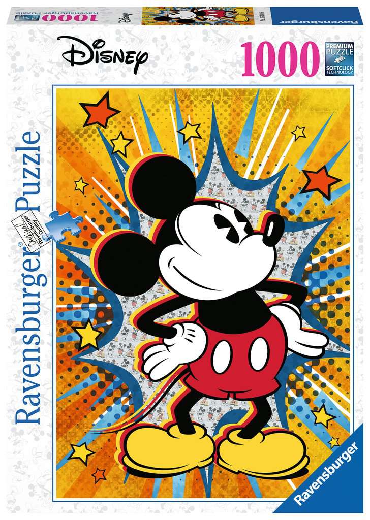 Ravensburger (15391) &quot;Retro Mickey Mouse&quot; - 1000 pieces puzzle - 4005556153916 - CrystalLotus.eu