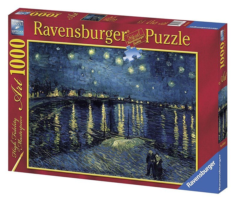 Ravensburger (15614) Vincent van Gogh: &quot;Starry Night&quot; - 1000 pieces puzzle - 4005556156146 - CrystalLotus.eu