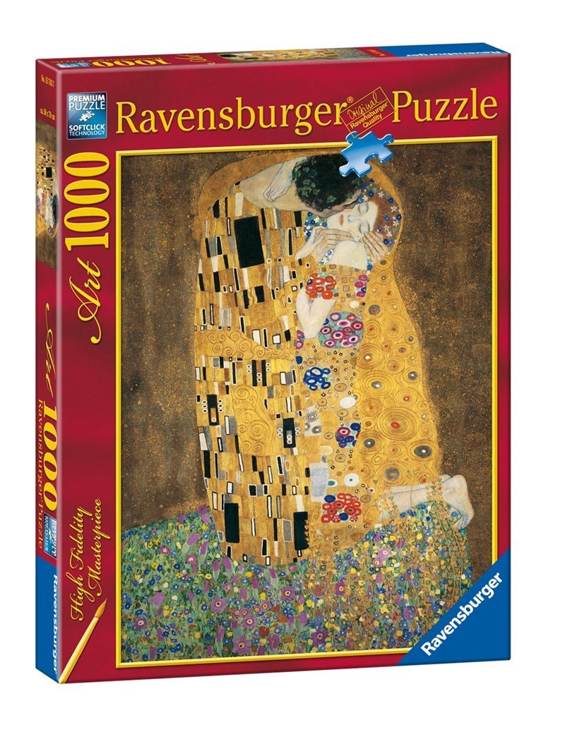 Ravensburger (15743) Gustav Klimt: &quot;The Kiss&quot; - 1000 pieces puzzle - 4005556157433 - CrystalLotus.eu