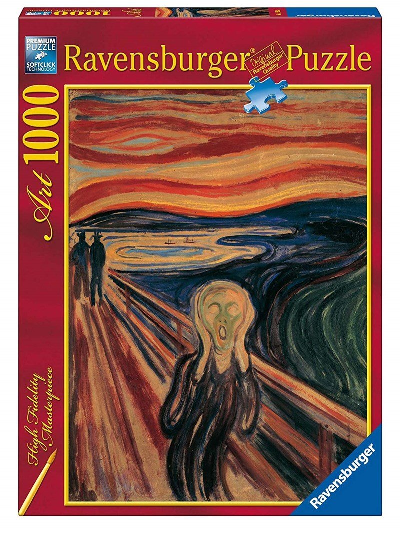 Ravensburger (15758) Edvard Munch: &quot;The Scream&quot; - 1000 pieces puzzle - 4005556157587 - CrystalLotus.eu