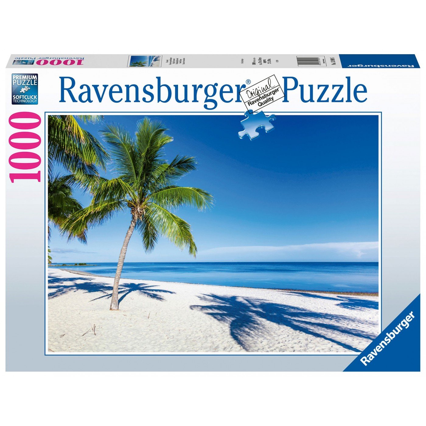 Ravensburger (15989) &quot;Beach Escape&quot; - 1000 pieces puzzle - 4005556159895 - CrystalLotus.eu