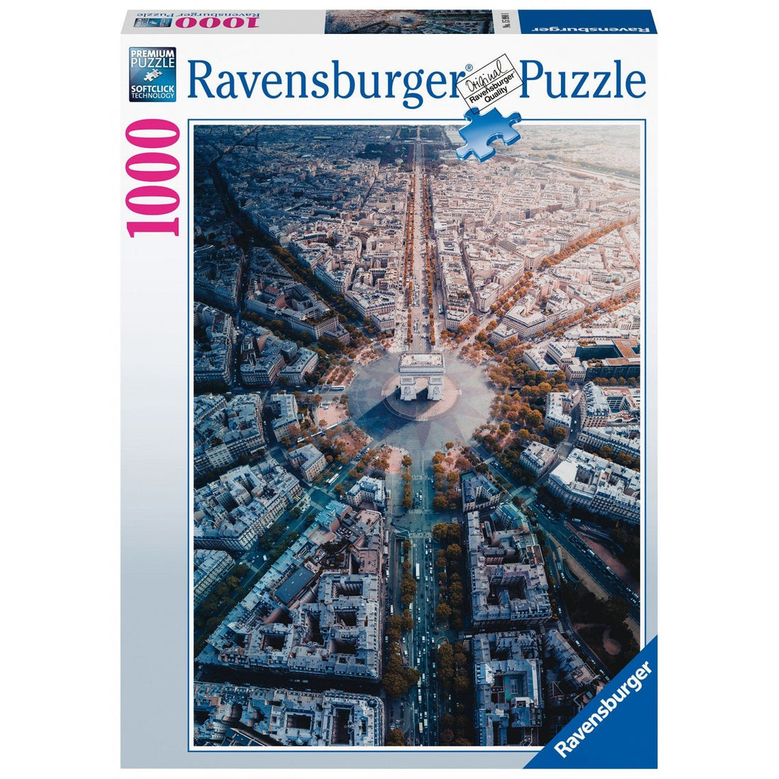 Ravensburger (15990) &quot;Paris seen from above&quot; - 1000 pieces puzzle - 4005556159901 - CrystalLotus.eu