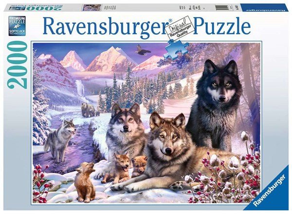 Ravensburger (16012) Wolves in the Snow, 2000 piece Jigsaw puzzle - 4005556160129 - CrystalLotus.eu