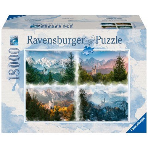 Ravensburger (16137) Puzzle - A castle through the seasons 18000pc - 4005556161379 - CrystalLotus.eu