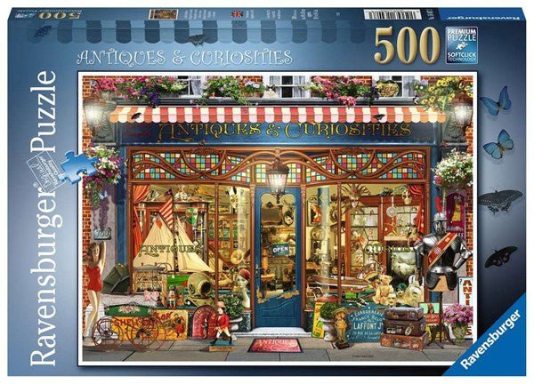 Ravensburger (16407) Antiques &amp; Curiosities 500 piece Jigsaw Puzzle - 4005556164073 - CrystalLotus.eu