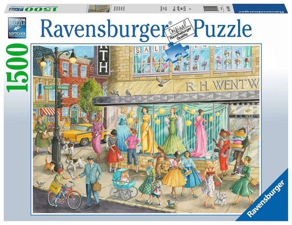 Ravensburger (16459) Sidewalk Fashion 1500 piece Jigsaw Puzzle - 4005556164592 - CrystalLotus.eu