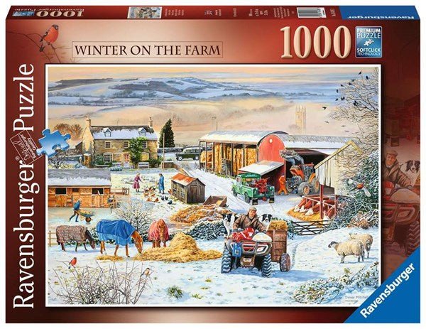 Ravensburger (16478) Winter on the Farm 1000 piece Jigsaw Puzzle - 4005556164783 - CrystalLotus.eu