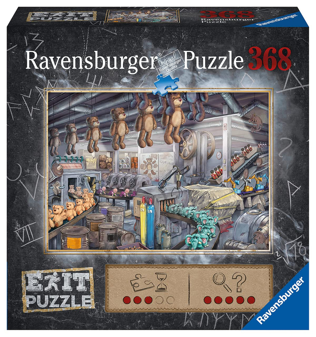 Ravensburger (16484) EXIT Puzzle - Toy Factory - 368pc - 4005556164844 - CrystalLotus.eu