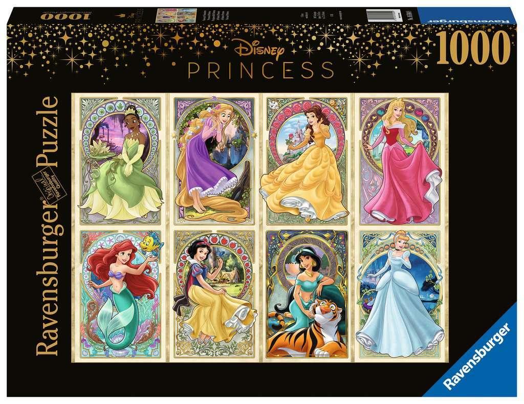 Ravensburger (16504) Disney Princess - Art Noveau 1000 piece Jigsaw Puzzle - 4005556165049 - CrystalLotus.eu