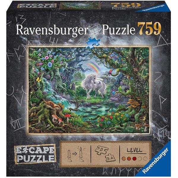 Ravensburger (16512) Escape Puzzle – Unicorn 759 piece Mystery Jigsaw Puzzle - 4005556165124 - CrystalLotus.eu