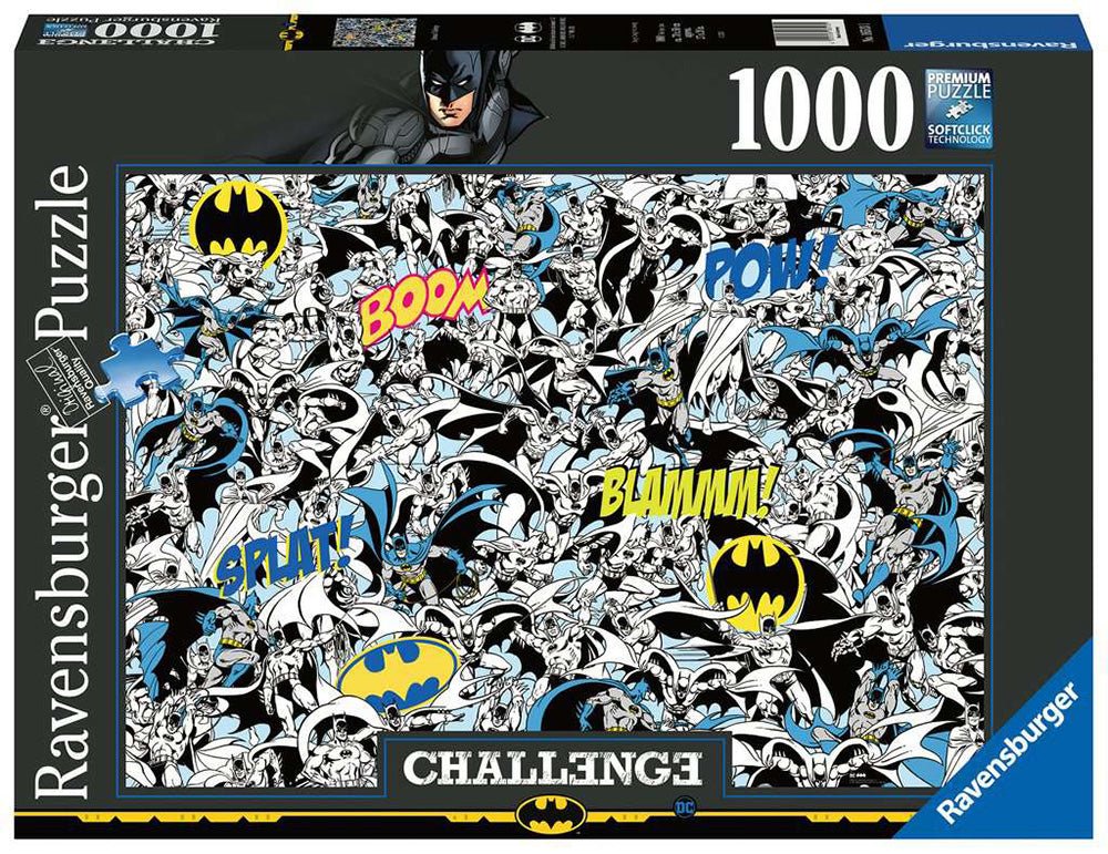 Ravensburger (16513) Challenge Puzzle - Batman - 1000 piece - 4005556165131 - CrystalLotus.eu