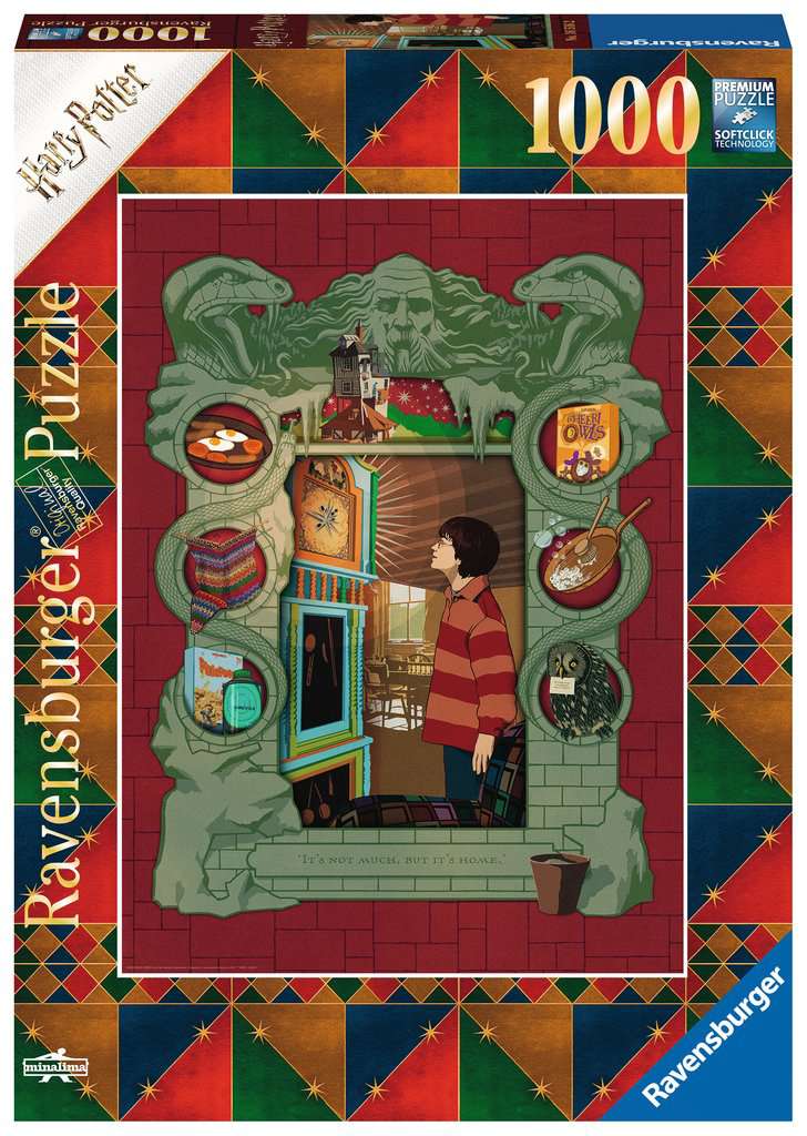 Ravensburger (16516) Puzzle - Harry Potter at Home with the Weasleys - 1000pc - 4005556165162 - CrystalLotus.eu