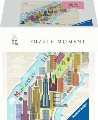 Ravensburger (16537) 99 Piece Puzzle Moments Jigsaw Puzzle - New York - 4005556165377 - CrystalLotus.eu