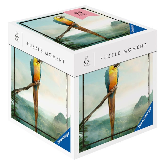 Ravensburger (16539) 99 Piece Puzzle Moments Jigsaw Puzzle - Parrot - 4005556165391 - CrystalLotus.eu