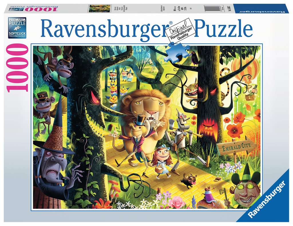 Ravensburger (165667) Lions, Tigers and Bears, Oh My! (Wizard of Oz) 1000 piece Jigsaw Puzzle - 4005556165667 - CrystalLotus.eu