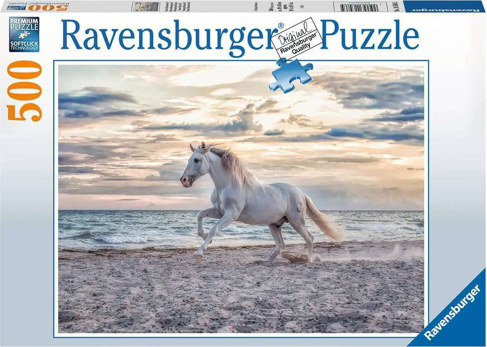 Ravensburger (16586) Evening Gallop 500 piece Jigsaw Puzzle - 4005556165865 - CrystalLotus.eu