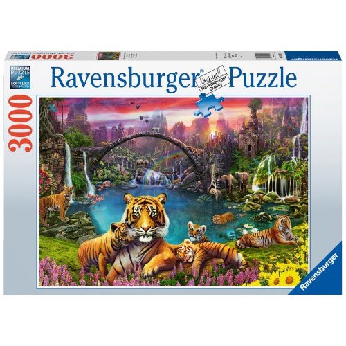 Ravensburger (16719) Puzzle 3000 Pieces Tiger In Paradise - 4005556167197 - CrystalLotus.eu