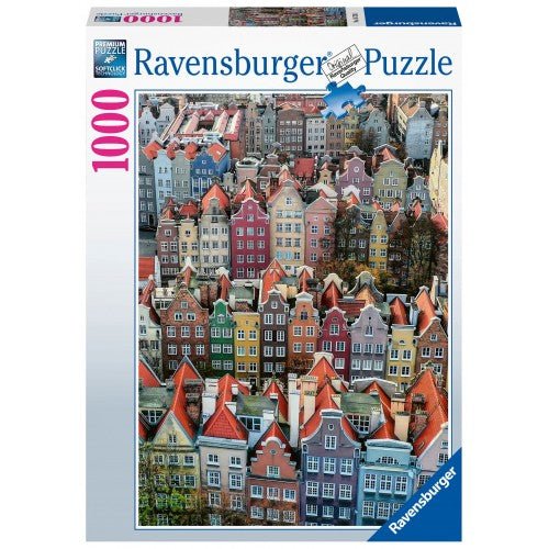 Ravensburger (16726) Challenge Puzzle - Gdansk, Poland 1000pc - 4005556167265 - CrystalLotus.eu