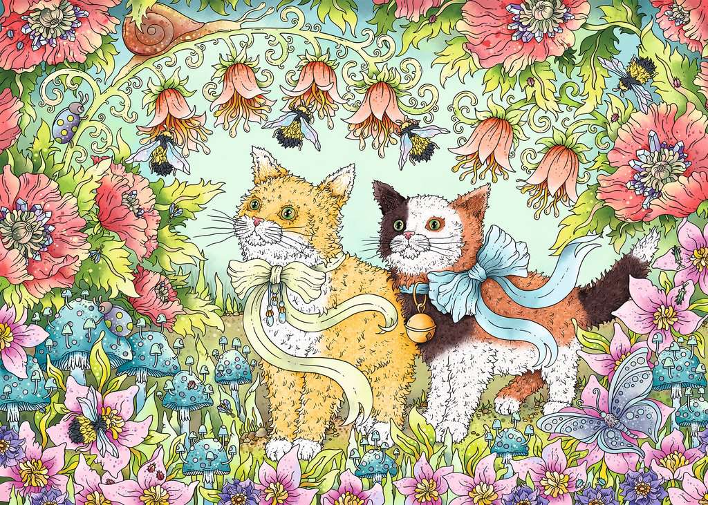 Ravensburger (16731) Challenge Puzzle - Cats 1000pc - 4005556167319 - CrystalLotus.eu