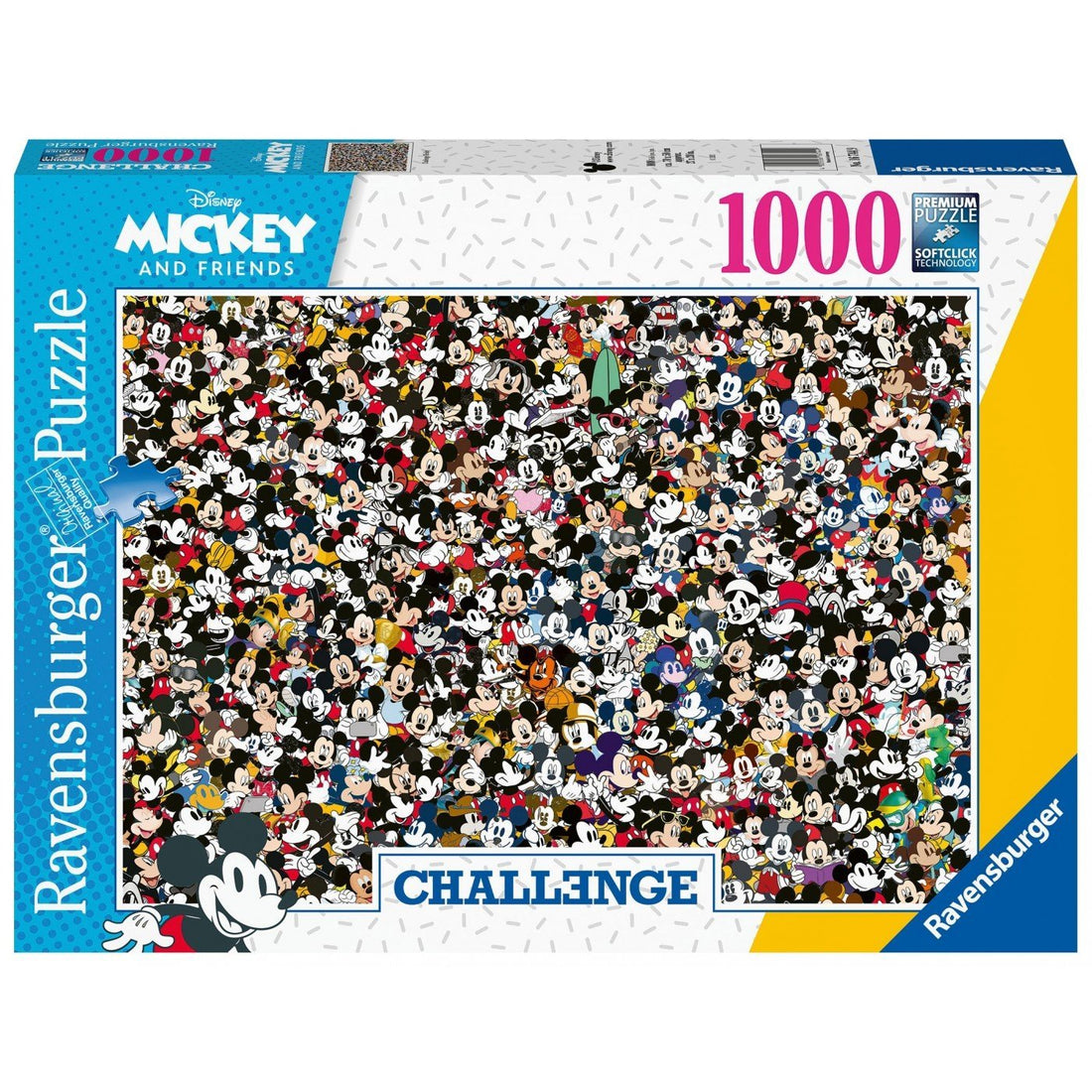 Ravensburger (16744) 1000 Pcs Mickey Mouse - Challenge - 4005556167449 - CrystalLotus.eu