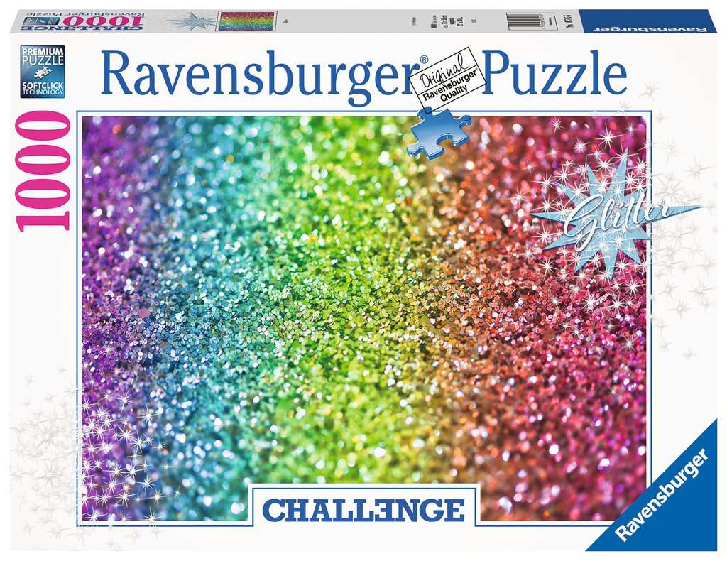 Ravensburger (16745) Glitter Challenge 1000pc - 4005556167456 - CrystalLotus.eu