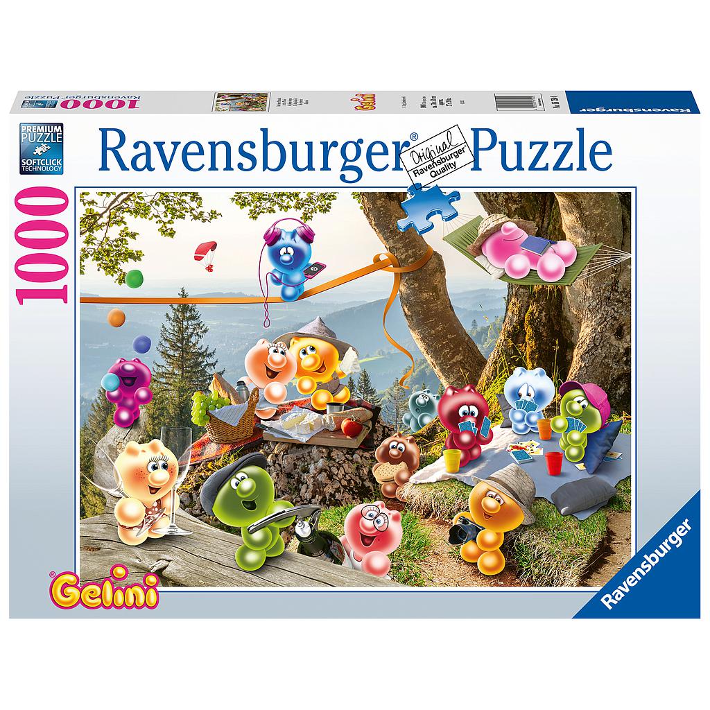 Ravensburger (16750) Puzzle - Picnic Time 1000pc - 4005556167500 - CrystalLotus.eu