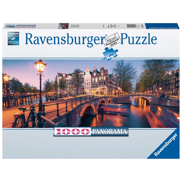 Ravensburger (16752) Puzzle - Amsterdam by Night - 1000 piece - 4005556167524 - CrystalLotus.eu