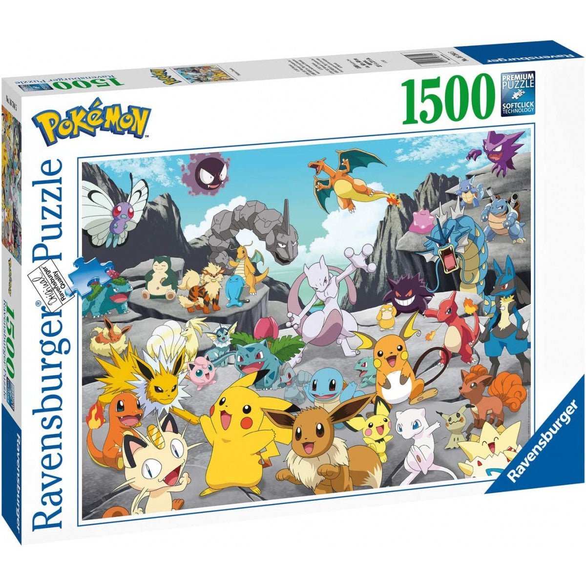 Ravensburger (16784) Puzzle - Pokémon Classics - 1500pc - 4005556167845 - CrystalLotus.eu