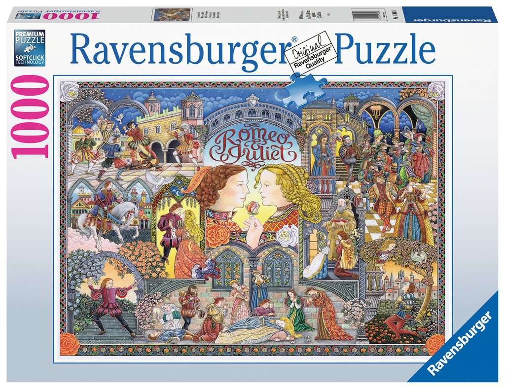 Ravensburger (16808) Romeo and Juliet 1000 piece Jigsaw Puzzle - 4005556168088 - CrystalLotus.eu