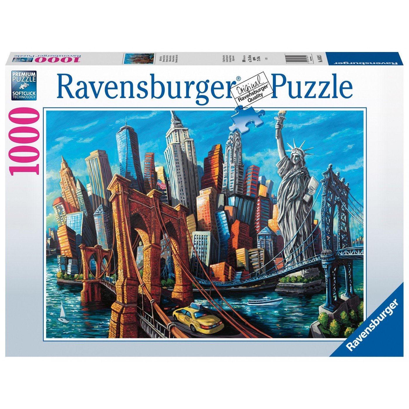 Ravensburger (16812) 1000 Pcs Puzzle New York - 4005556168125 - CrystalLotus.eu