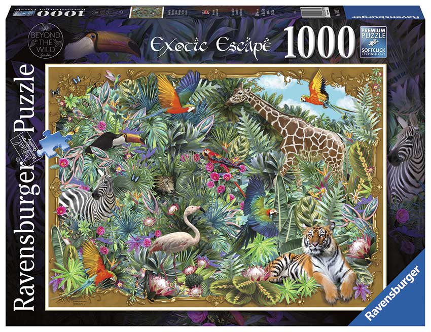 Ravensburger (16827) Exotic Escape, Beyond the Wild 1000 piece Jigsaw Puzzle - 4005556168279 - CrystalLotus.eu