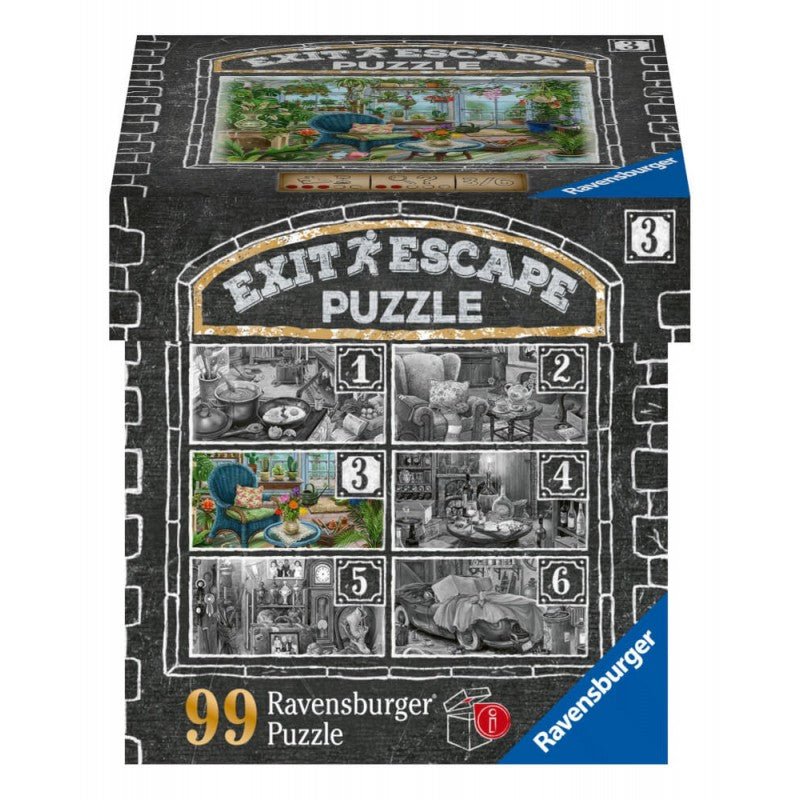 Ravensburger (16879) EXIT Puzzle - In the Manor Living Room 3 - 99pc - 4005556168798 - CrystalLotus.eu