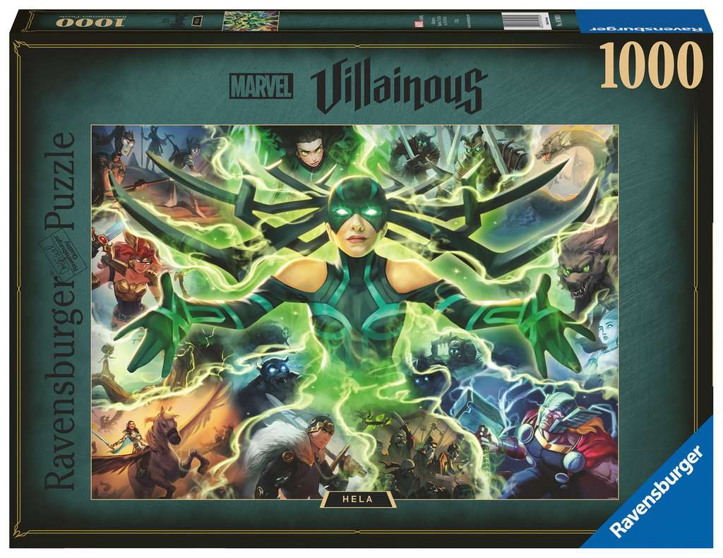 Ravensburger (169030) Marvel Villainous Hela 1000 piece Jigsaw Puzzle - 4005556169030 - CrystalLotus.eu