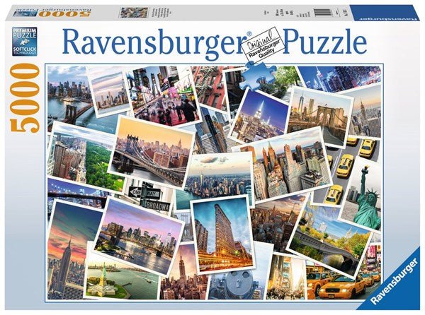 Ravensburger (17433) New York, 5000 piece Jigsaw puzzle - 4005556174331 - CrystalLotus.eu