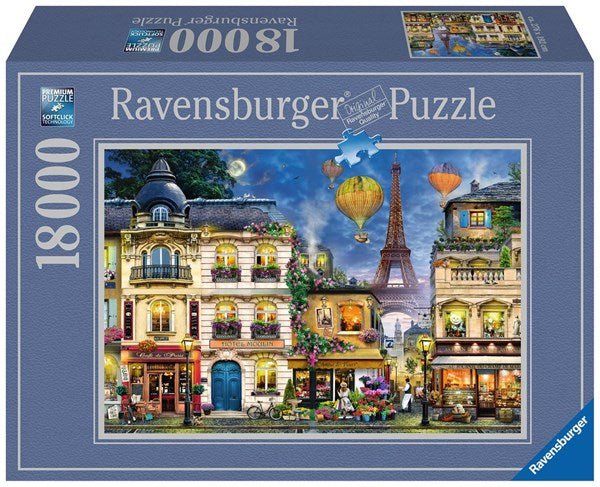 Ravensburger (17829) Evening Walk in Paris 18,000 piece Jigsaw Puzzle - 4005556178292 - CrystalLotus.eu