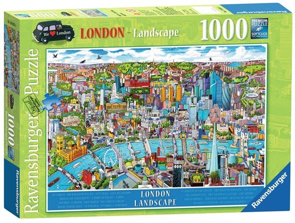 Ravensburger (19035) London - Landscape, 1000 piece Jigsaw Puzzle - 4005556190355 - CrystalLotus.eu