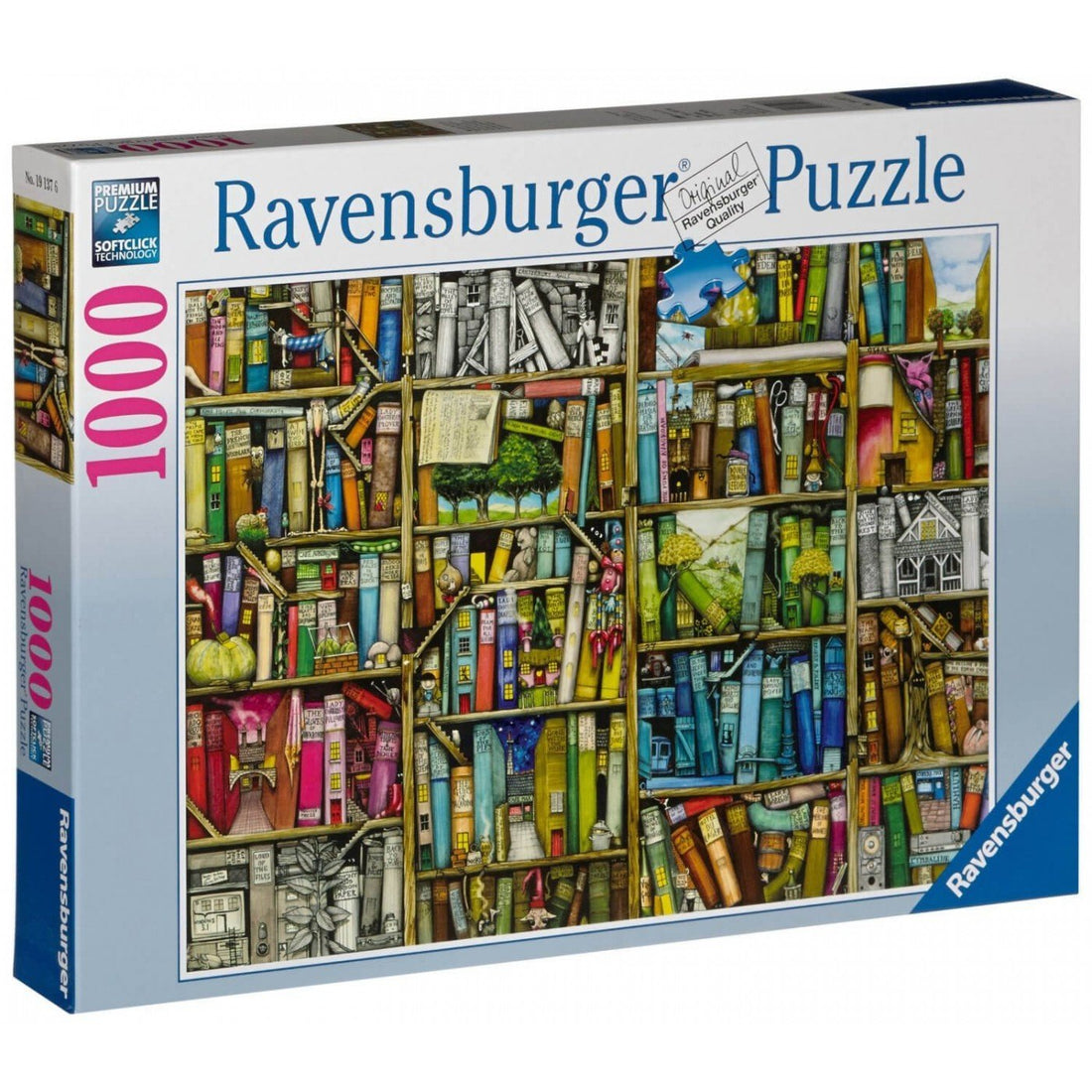 Ravensburger (19137) Puzzle - Magic library - 1000 piece - 4005556191376 - CrystalLotus.eu