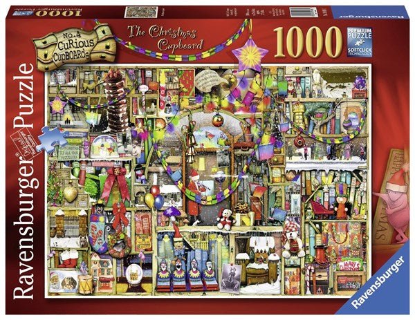 Ravensburger (19468) The Curious Cupboard No.4 - The Christmas Cupboard, 1000 piece Jigsaw Puzzle - 4005556194681 - CrystalLotus.eu