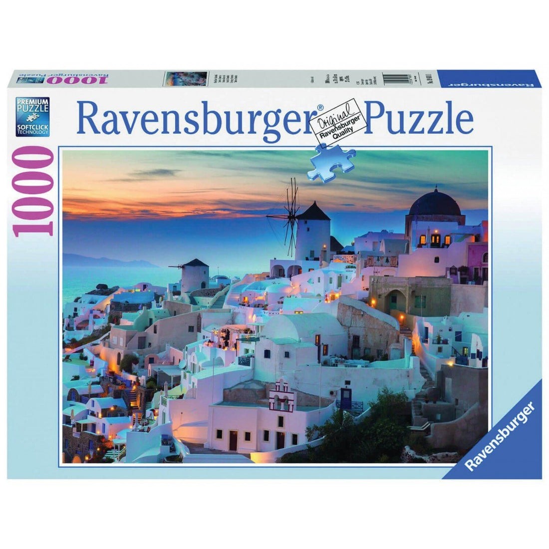 Ravensburger (19611) &quot;Evening on Santorini&quot; - 1000 pieces puzzle - 4005556196111 - CrystalLotus.eu